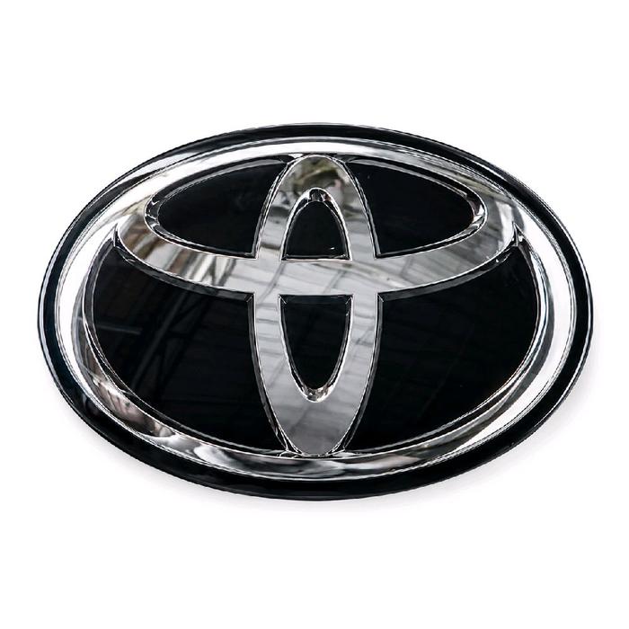 Emblem grill lambang Toyota Fortuner legender kaca original