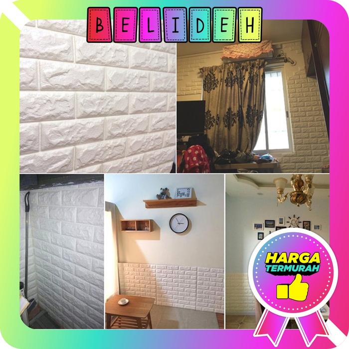 โBELIDEHโ Wallpaper Dinding Foam 3D / Stiker Wallpaper Dinding Mini Dekorasi / Wallpaper 3D R461 R46