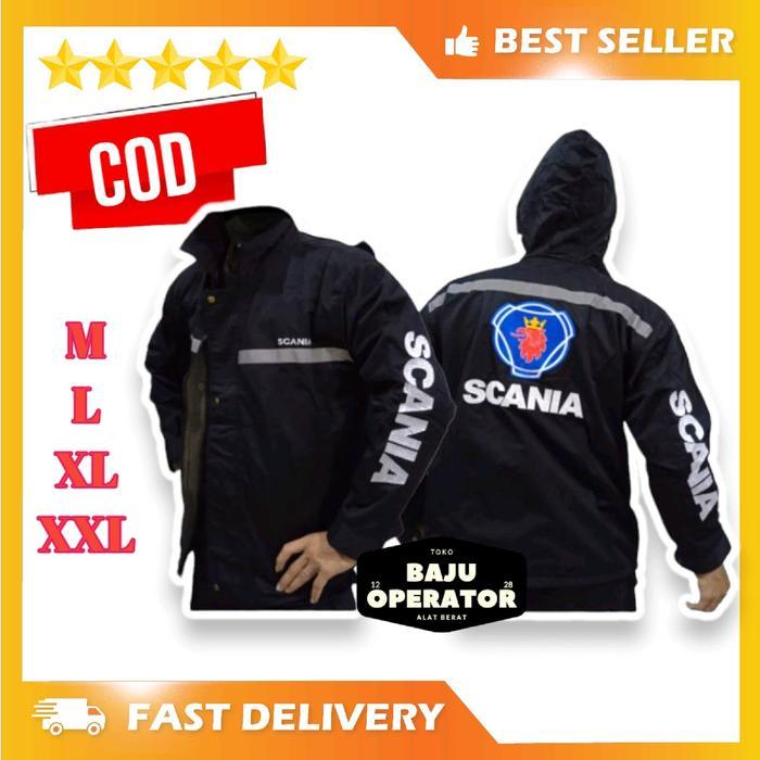 Jaket Scania / jaket Scania alat berat/ jaket Scania truck
