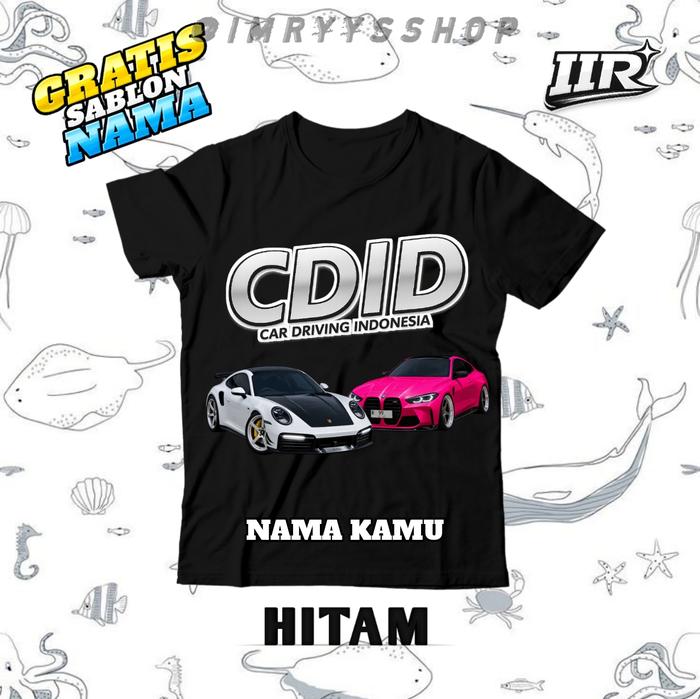 (BISA COD) Kaos Atasan Anak Gambar CDID Game Roblox Modif Mobil Indonesia / Baju Car Driving Indones