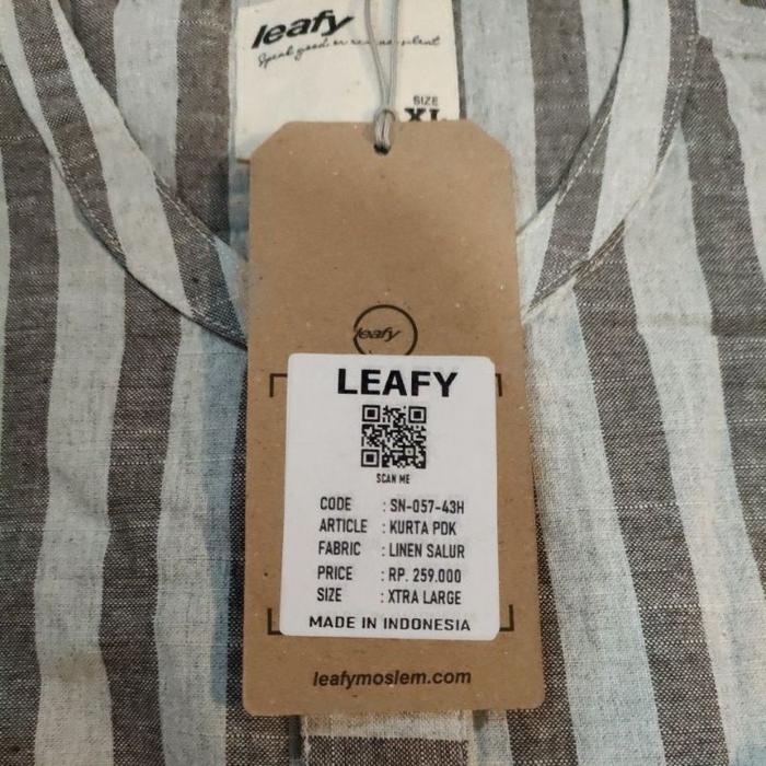 Leafy Kemko Kurta Kasual Pria Distro Moderen Terbaru Dan Terlaris Kemeja Koko   Premium Model Terbar