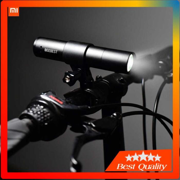 Lampu Xiaomi Senter Sepeda LED Cas USB Super Terang Outdoor Flashlight 1000 Lumens