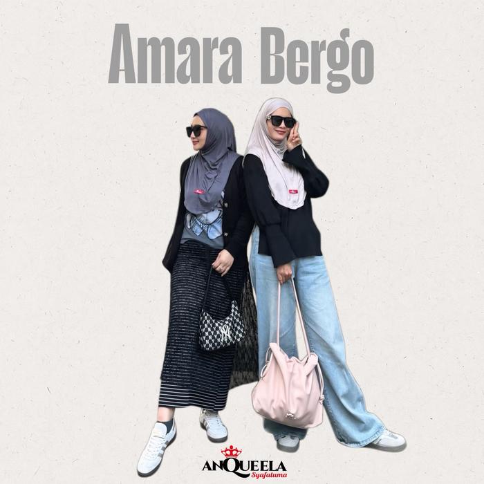 BERGO KHIBAN AMARA_HIJAB TALI BANDANA_BY ANQUEELA SYAFALUMA Casual Instan
