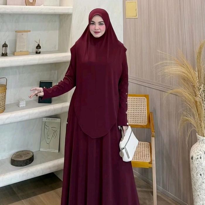 DRESS SYARI OLIVIA SET BERGO SERIES