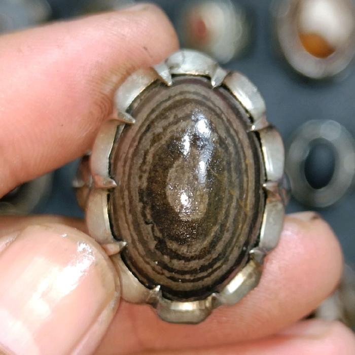 cincin batu akik badar puser bumi lawasan