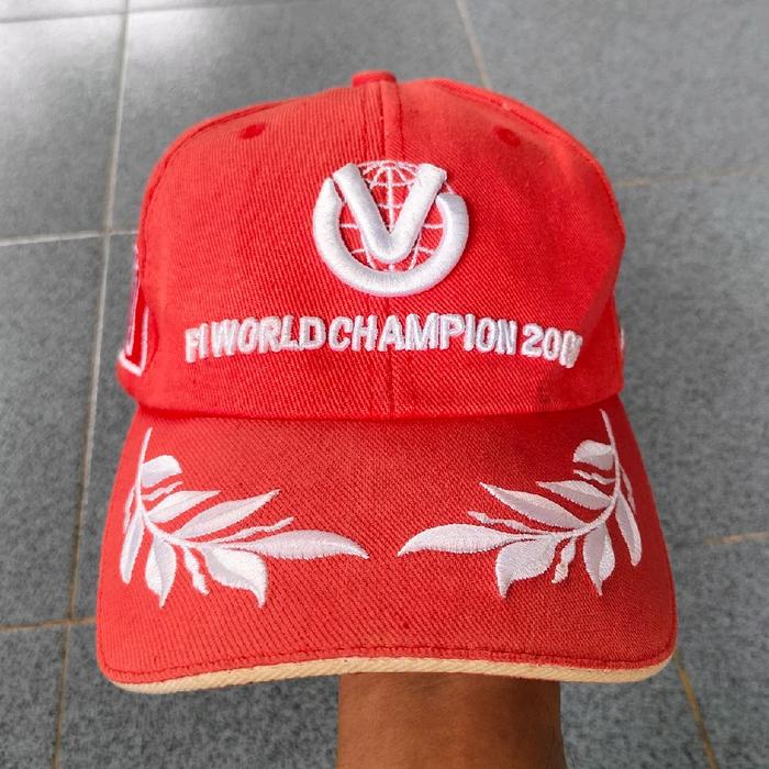 Topi Ferrari Michael Schumacher Vintage Original Official Merchandise Scuderia Ferrari F1 World Cham