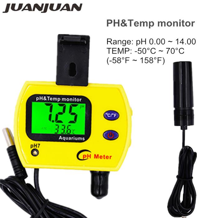 PH Meter Tester Water Quality Online Monitor PH Temp Meter pH-991