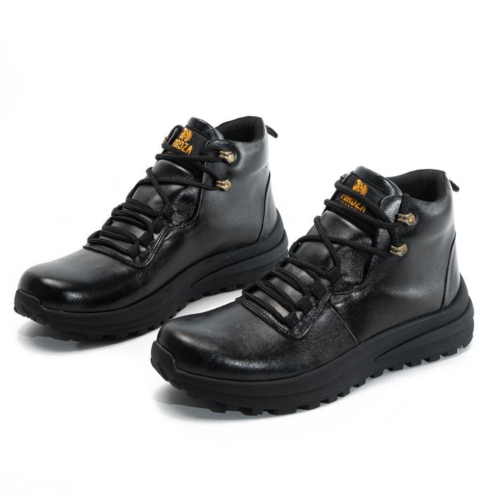 Fordza - Sepatu Pria Boot Safety Bahan Kulit Asli Boots Pria Ujung Besi Sepatu Kerja Proyek Jaxon Se