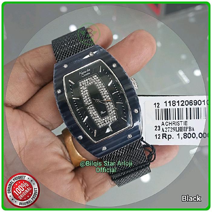 Alexandre Christie Wanita Ac 2729 LH Kotak Case Acrylic Tali Rantai Pasir Original