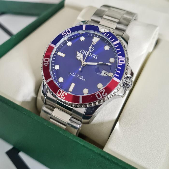 CHENXI Inspiro Jam Tangan Pria Original Automatic Otomatis Tanpa Baterai Rantai Stainless Anti Air
