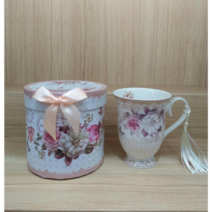 Mug Keramik Bunga/Teh/Kopi