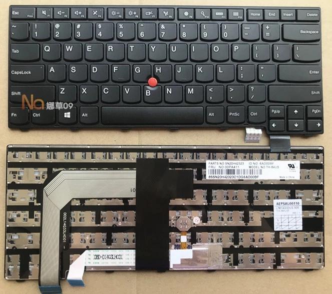 Baru Laptop US Keyboard Backlit untuk Lenovo T460S T470S ThinkPad 13