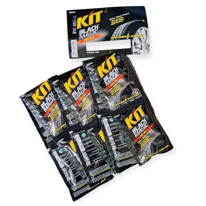 (12pcs)Kit Black Magic Kit Ban Pengkilap Mobil Motor