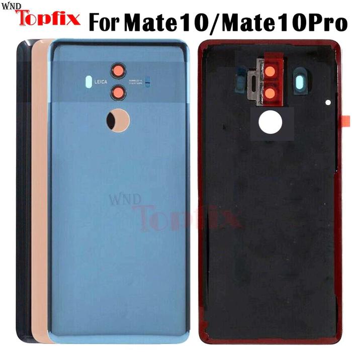 New For HUAWEI Mate 10 Pro Glass Battery Cover Replacement For Huawei