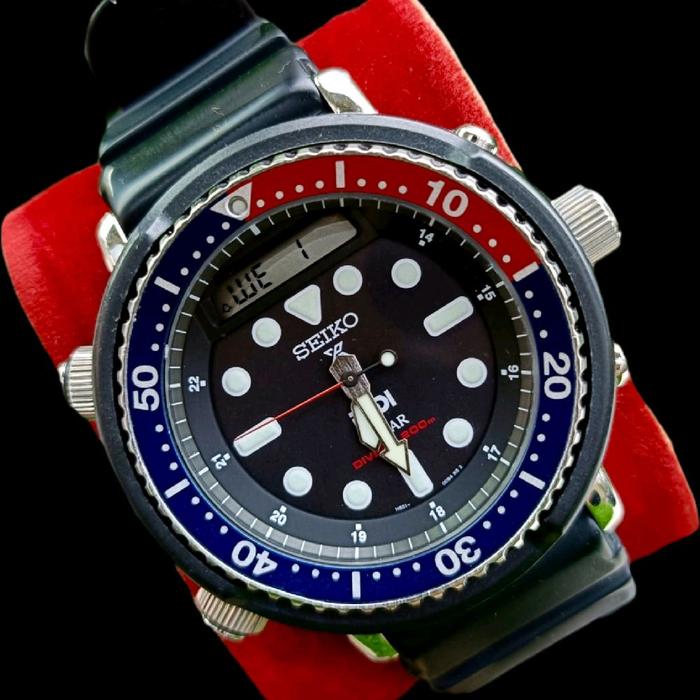 Seiko Prospex Solar Padi blue Dial pepsi