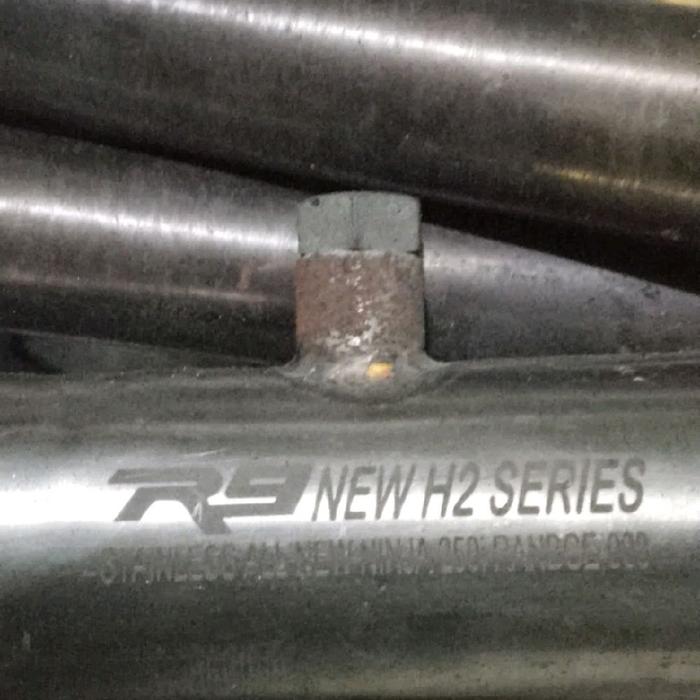 Knalpot Ninja R9 New H2 Series Stainless Steel untuk Motor Ninja 250 Rangka 000