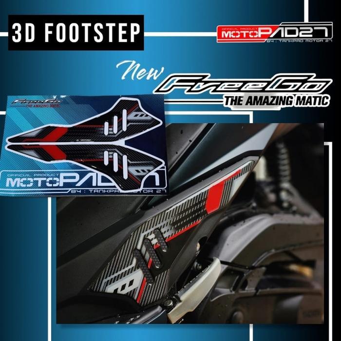 Stiker Footstep Freego 125 New Stiker Yamaha Freego New 2022 2023 OSEAN