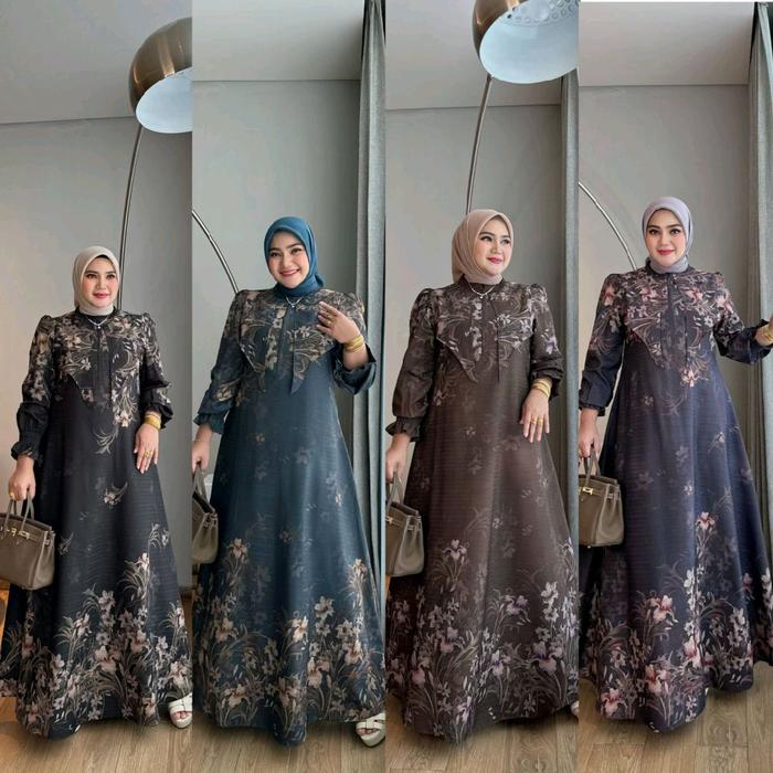 GAMIS DRESS PARAMITHA BUSUI ORI PREMIUM BY iRna emerald