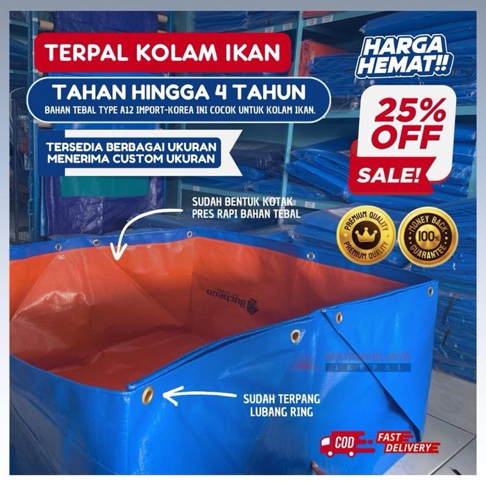 Terpal Kolam A12 Ukuran 3x2x1 Bahan Tebal