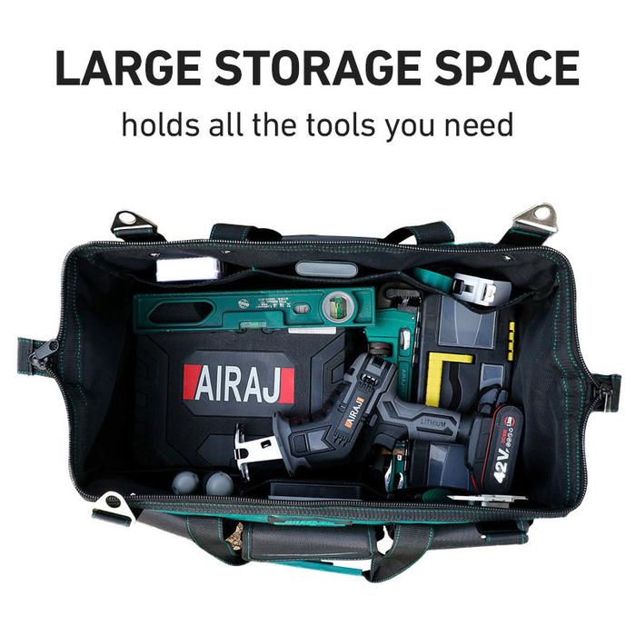 19inch Tool Bags Tas Perkakas 19 inch Bahan Kain Oxford Multifungsi Alat Perkakas Tali bahu