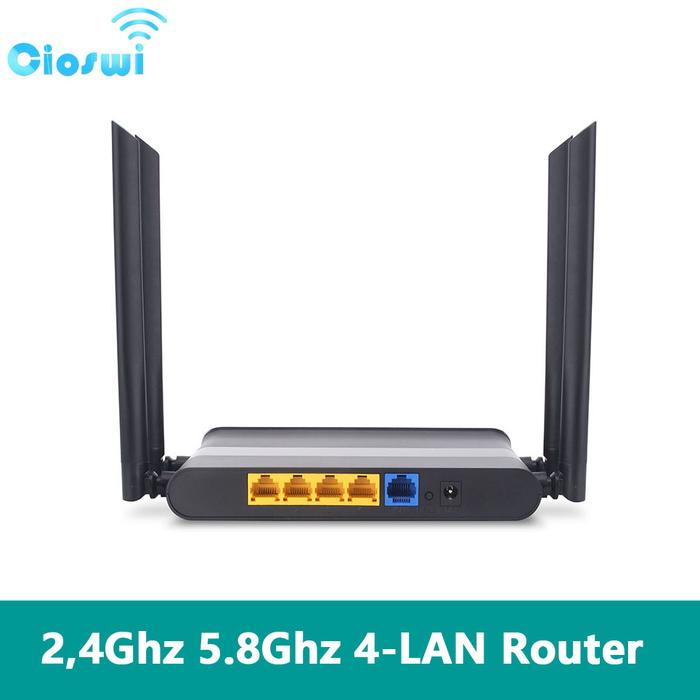 Cioswi Gigabit Wifi Router 1200Mbps 2.4ghz 5.8Ghz Wi-Fi Openwrt