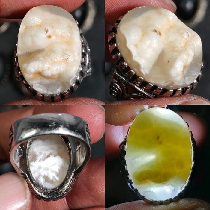 batu akik klanceng putih sakral