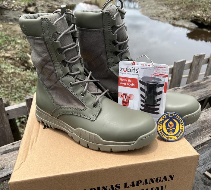 Ada Sepatu Pdl Hijau Brimob Polri BATTLE X Pembagian Jatah Boots Shoes Alvershop_TG