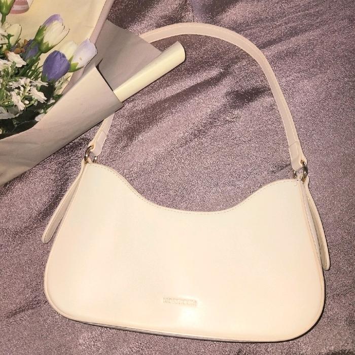 mosdom,shoulder bag, tas bahu,white,nyaman