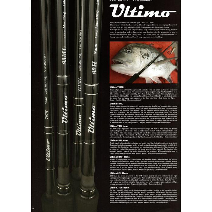 Ripple Fisher Ultimo Popping Casting Rod Joran Pancing