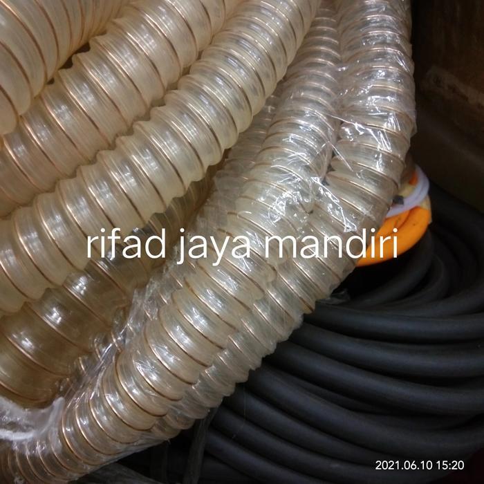 Pu Ducting Hose 1" Inch Selang Flexible Vacum Meteran / Ready Stok / New / Spesial