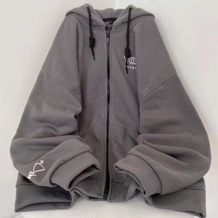 PUCA STORE Oaker Ziper Hoodie Oversize | 1oaker Style Korean Oversize
