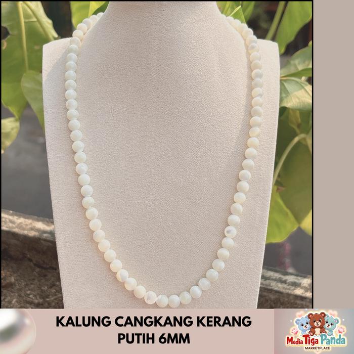 Kalung Cangkang Kerang Laut asli hijab - non hijab fashion , handmade terlaris kalung cantik kekinia
