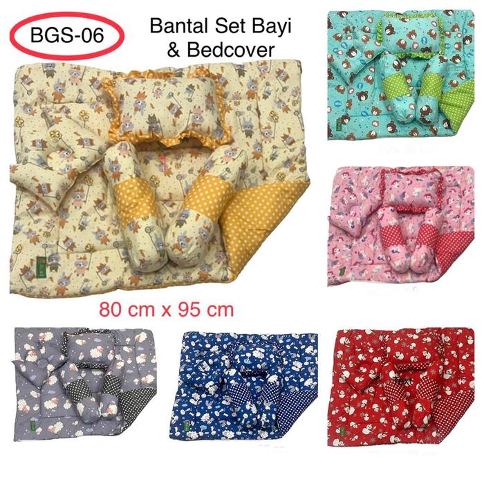BED COVER SET BAYI TERMURAH / bed cover bayi bantal guling / tempat tidur bayi BGS-06