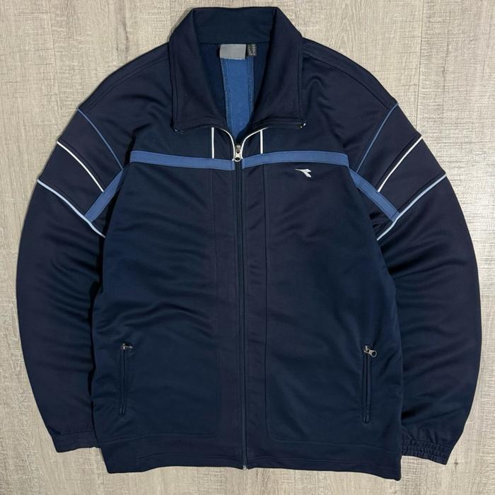 Jaket diadora tracktop navy