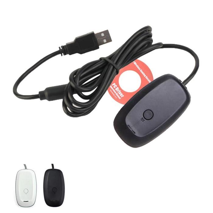 For Xbox 360 Wireless Gamepad PC Adapter USB Receiver Supports