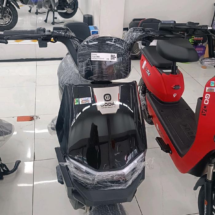 Goda 005 Troy Motorcycle 48V 12Ah 650W 40 km/jam 45 km Rem Tromol 110mm IOT Start Three Power Mode S