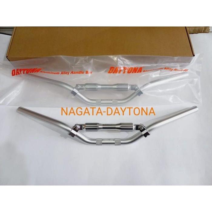 STANG STIR DAYTONA LOW SILVER PALANG BLIMBING BIG LAZER JAPAN
