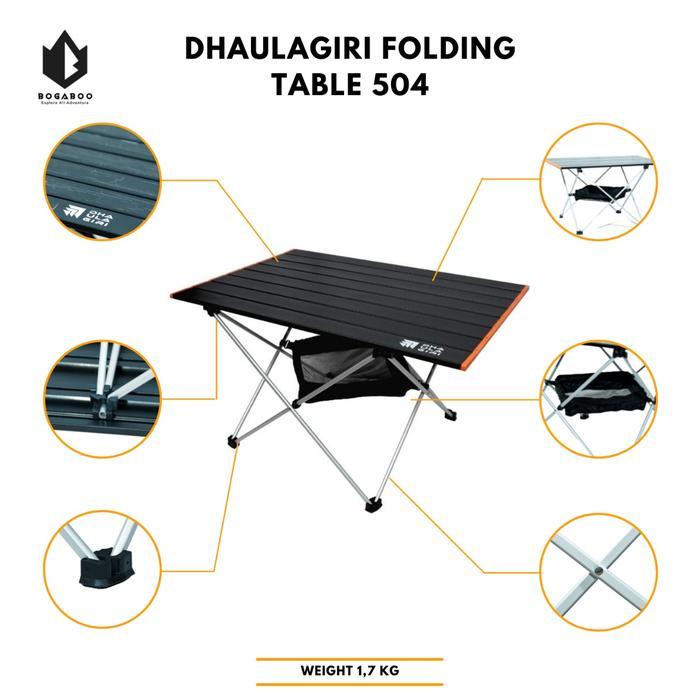 Eiger - BISA COD Meja Lipat Dhaulagiri - Folding Table 504- Meja Lipet Camping Keluarga
