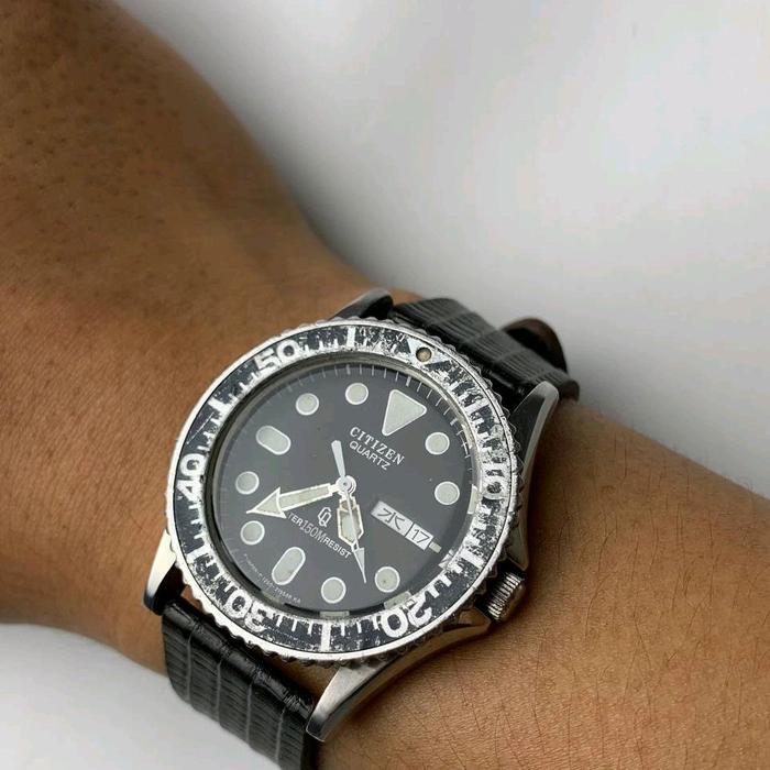 Jam Citizen CQ Crystron Diver 150m JDM 80s