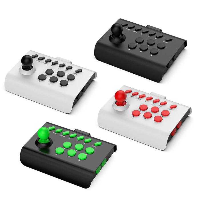 Potable Gaming Arcade Joystick 3 Connection Modes Arcade Stick