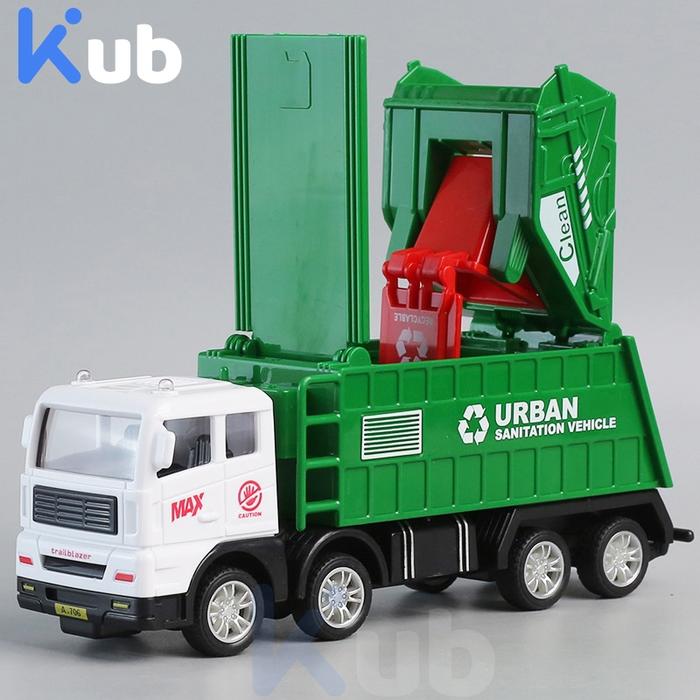 Kubaby Mobil Mainan Truk Sampah diecast mobil Hadiah Anak-anak diecast mobil