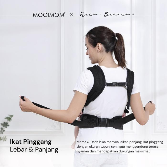 Mooimom X Nero Bianco Wonder Carrier  Gendongan Bayi