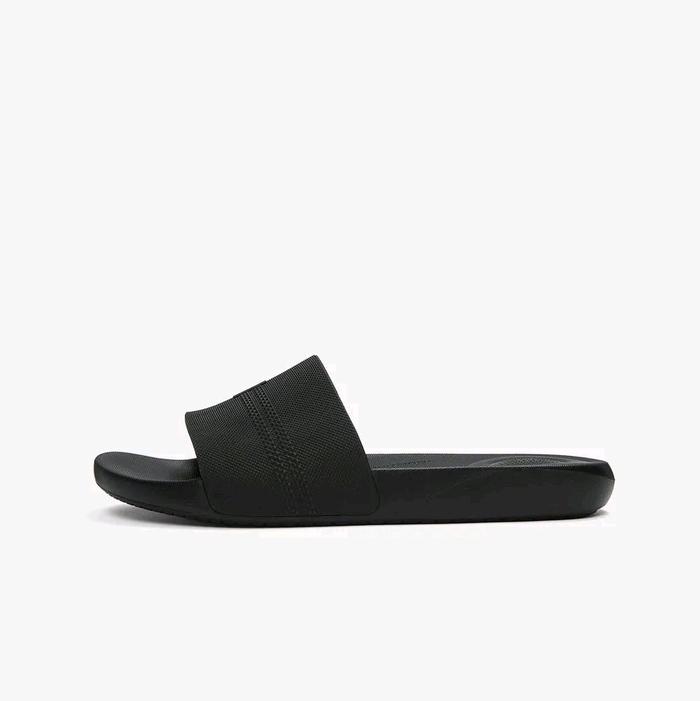 Fitflop Iqushion Mens Pool Men's Slides Original Sandal Pria - All Black