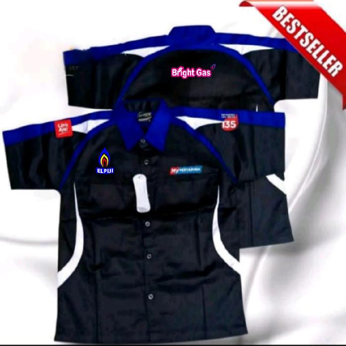 kemeja bright gas baju bright gas seragam bright gas Pdh bright gas kemeja kerja bright gas baju ker