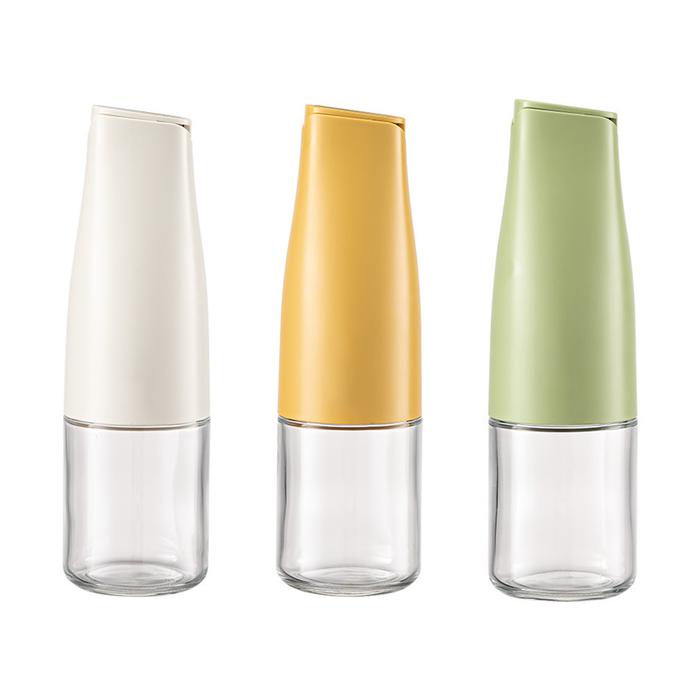 500ML Kitchen Glass Oil Pot Condiment Dispenser Container Kitchen
