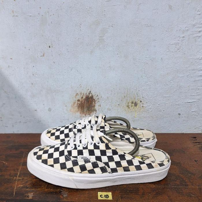 Sepatu second original Vans authentic chekerboard slop size 43