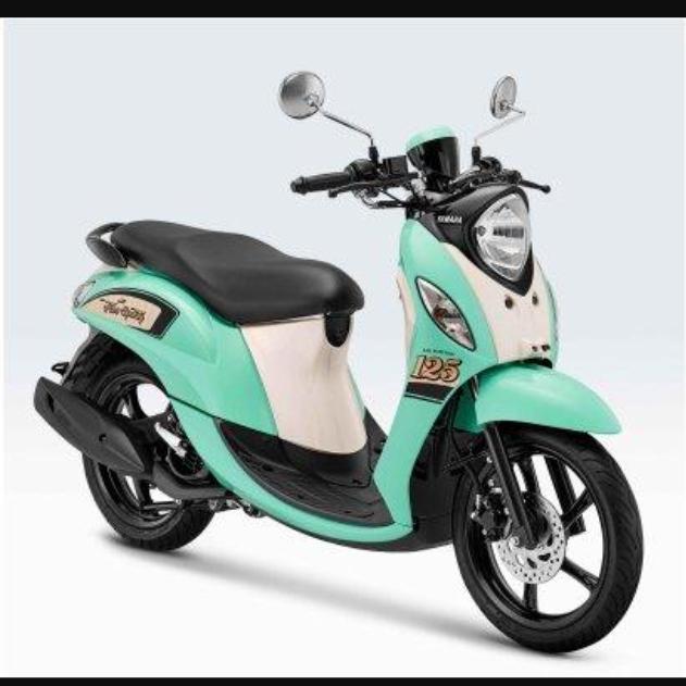 Striping Stiker Yamaha Fino 125 2021 Pale Bluish Green Solid 2 OSEAN