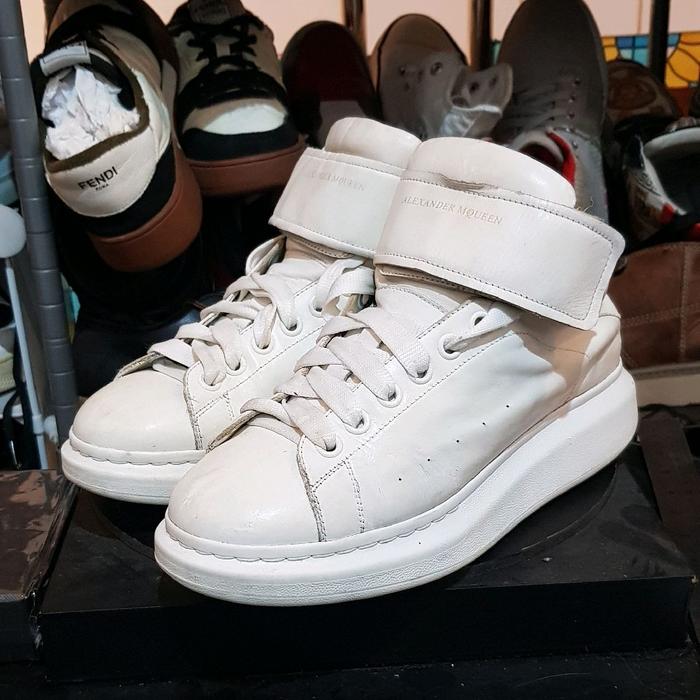 alexander mcqueen boot oversize  High Top White Size 42
