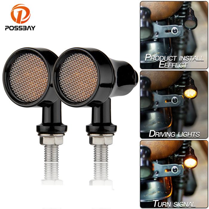 Lampu Sein Motor Lampu Indikator Lampu Sein LED Lampu Belakang Retro