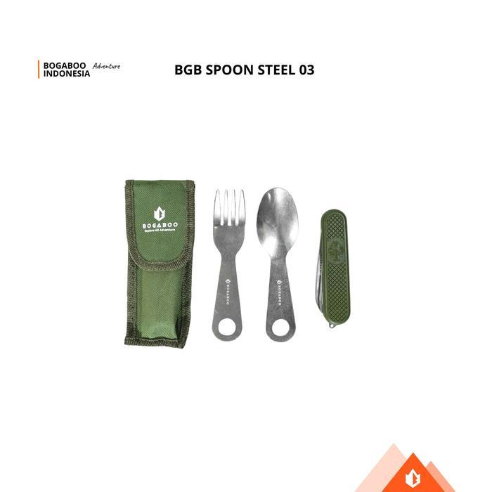 alat makan camping sendok lipat set *
